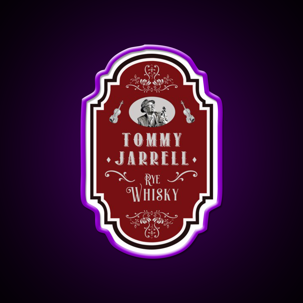 Tommy Jarrell Whiskey Drink Bar Led Neon Sign Rgb Color