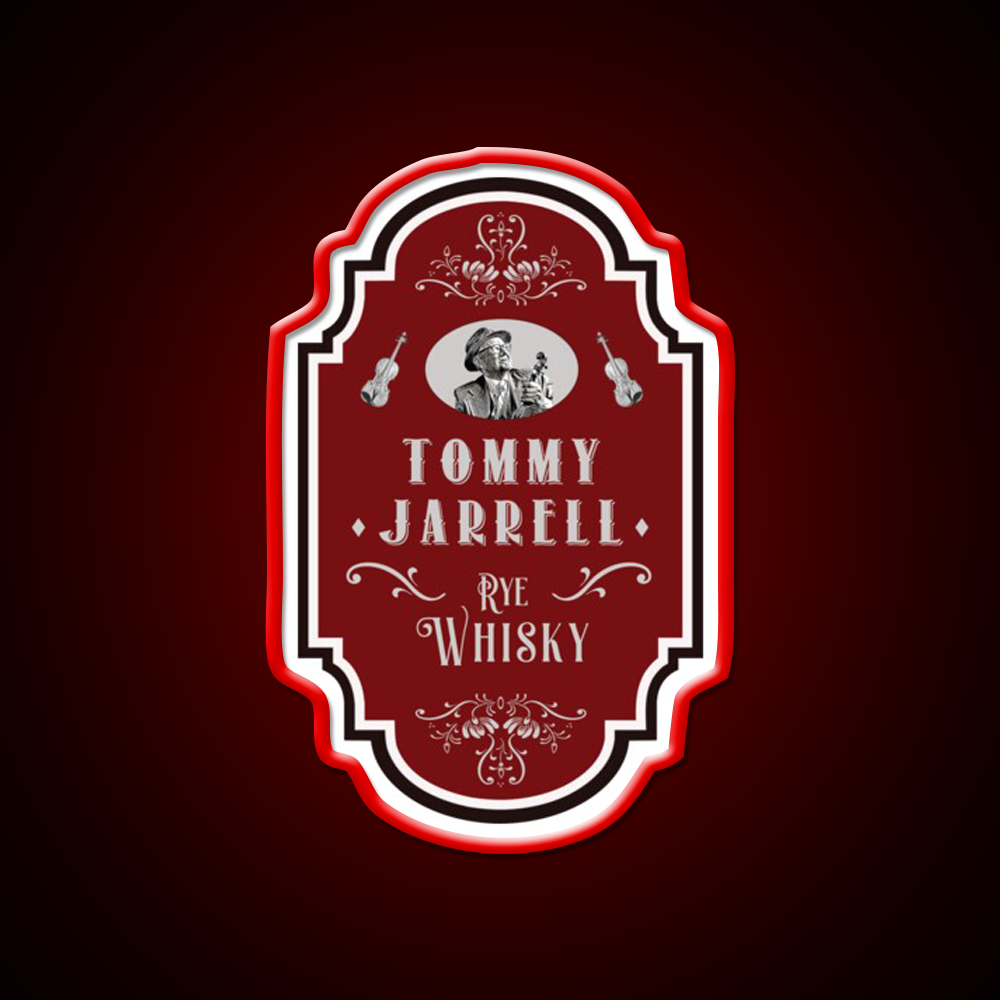 Tommy Jarrell Whiskey Drink Bar Led Neon Sign Rgb Color