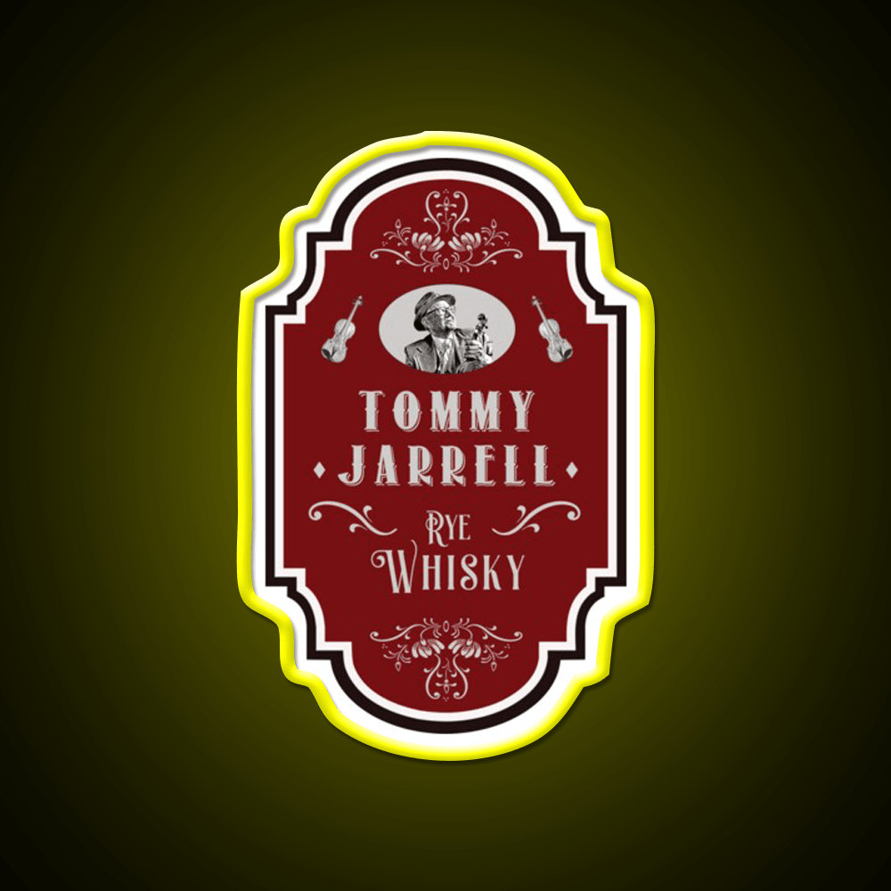 Tommy Jarrell Whiskey Drink Bar Led Neon Sign Rgb Color - Shineneon