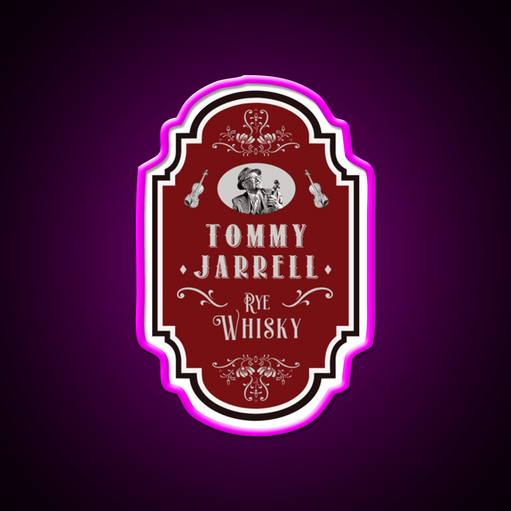 Tommy Jarrell Whiskey Drink Bar Led Neon Sign Rgb Color - Shineneon
