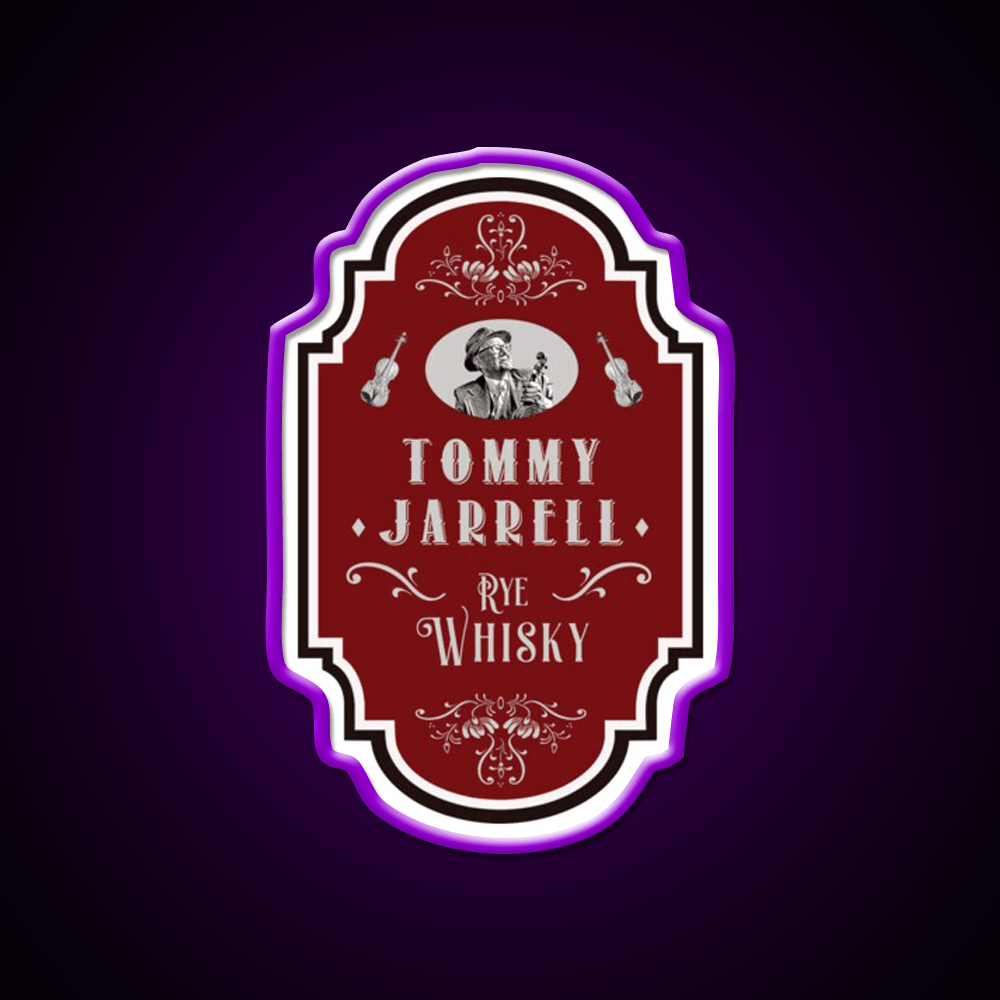 Tommy Jarrell Whiskey Drink Bar Led Neon Sign Rgb Color - Shineneon
