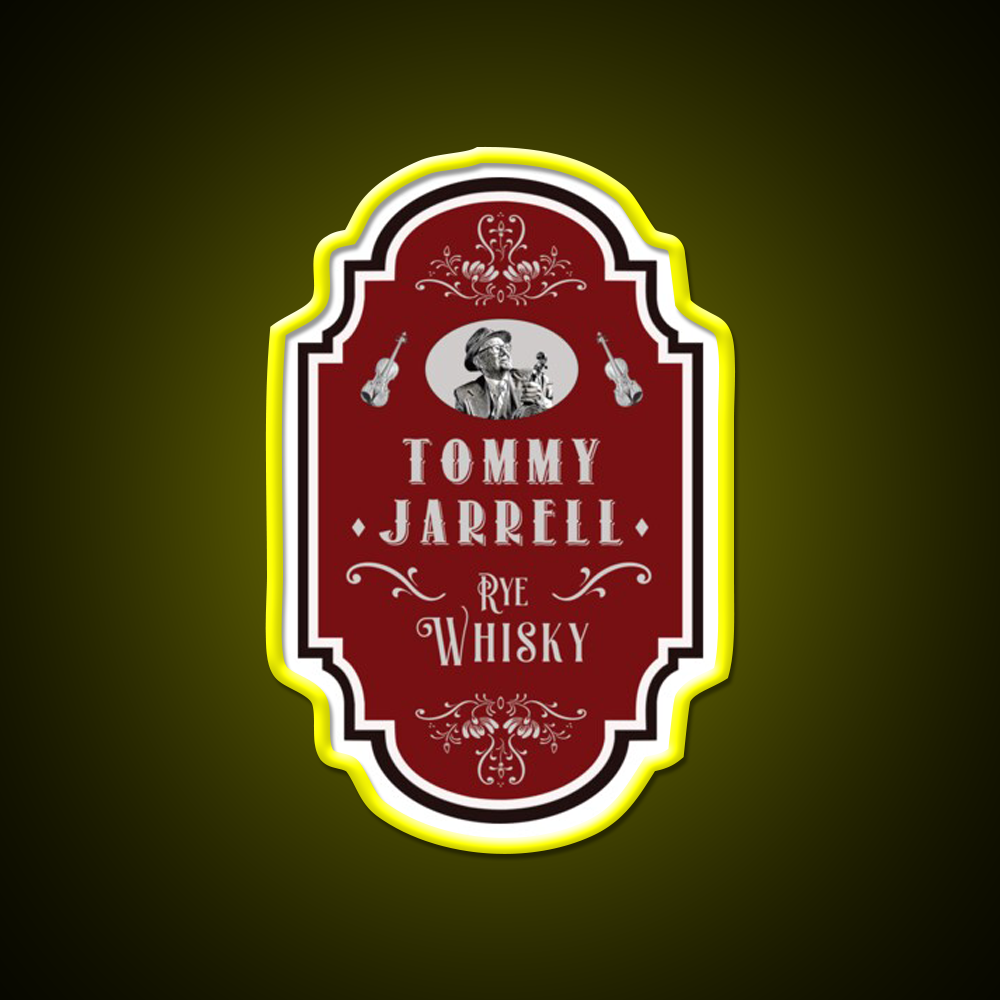Tommy Jarrell Whiskey Drink Bar Led Neon Sign Rgb Color