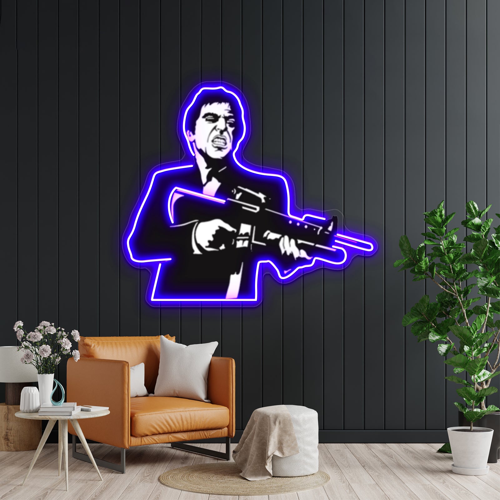 Tony Montana Pop Artwork Personalized Neon Signs | Shineneon