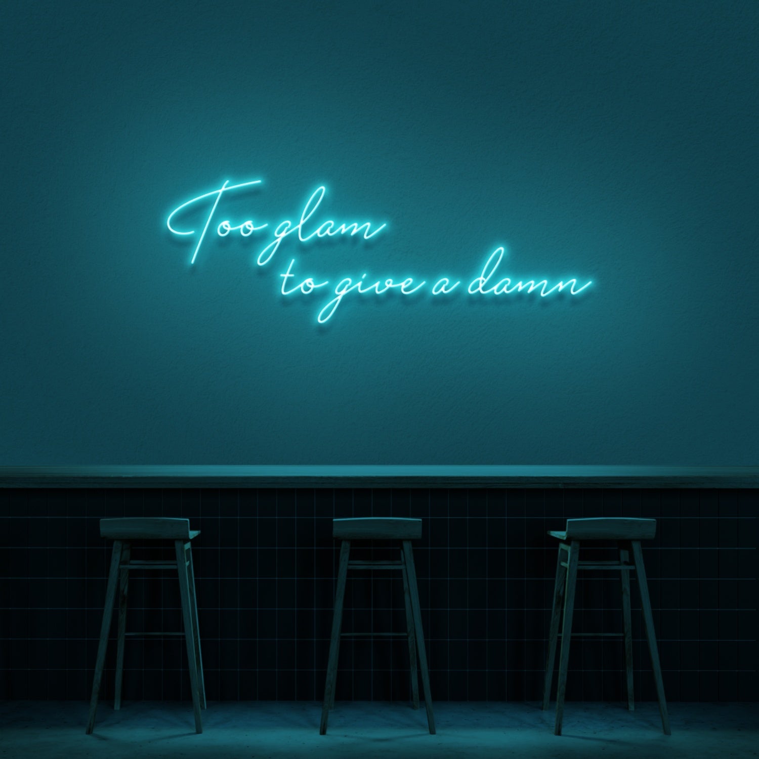 Too Glam To Give A Damn Led Neon Sign | Shineneon