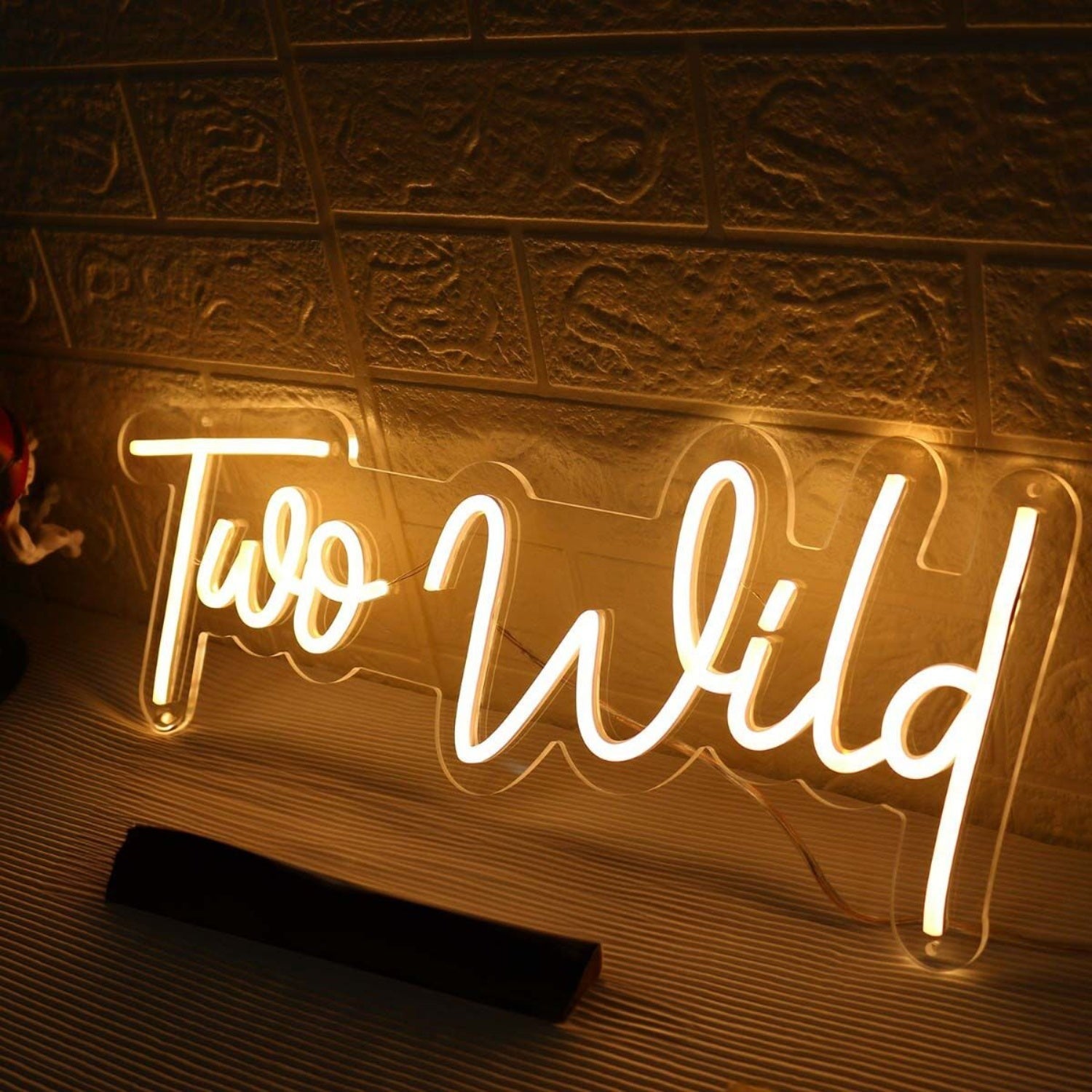 Too Wild Yellow Led Neon Sign - Shineneon