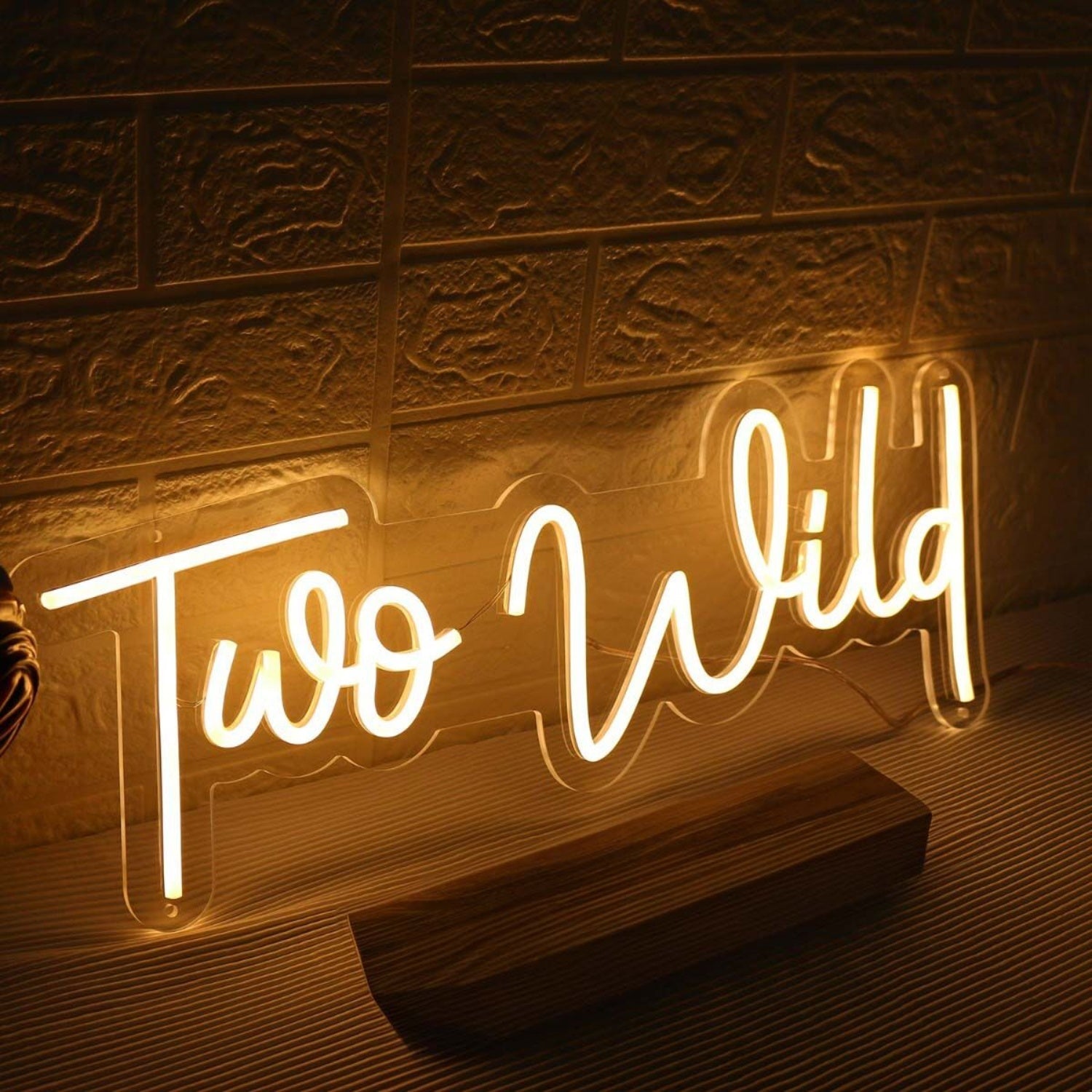 Too Wild Yellow Led Neon Sign - Shineneon