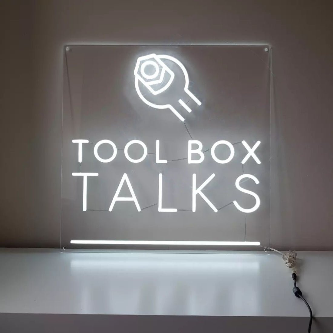 Tool Box Talks Led Sign Business Neon Sign - Shineneon