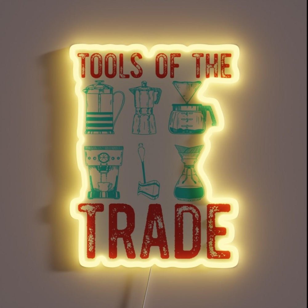 Tools Of The Trade Beer Home Brewer Rgb Led Neon Sign - Shineneon