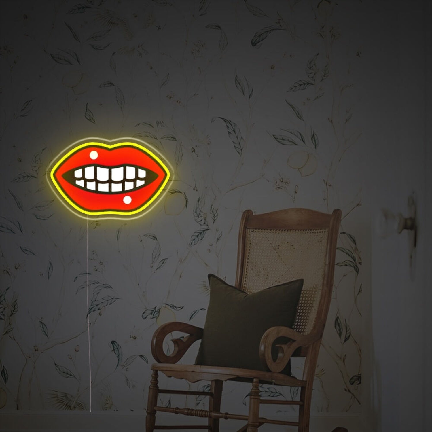 Toothy Red Lips Led Neon Acrylic Artwork | Shineneon