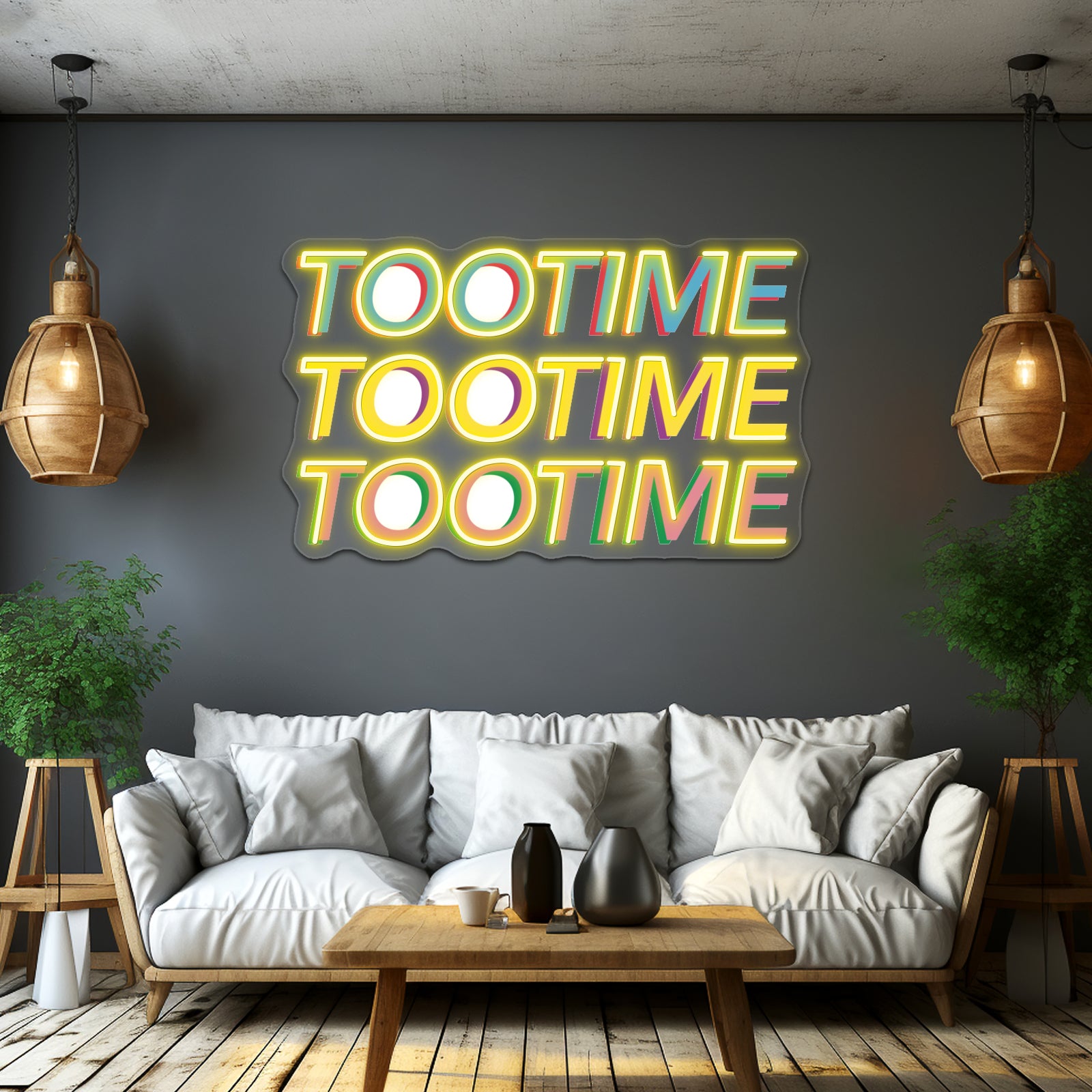 Tootimetootimetootime Artwork Personalized Neon Signs | Shineneon