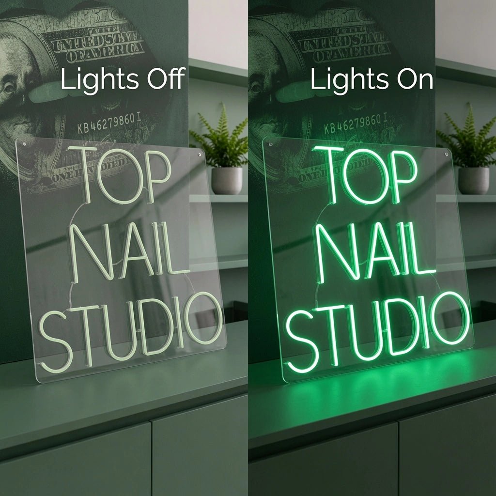 Top Nail Studio LED Neon Sign - Shineneon