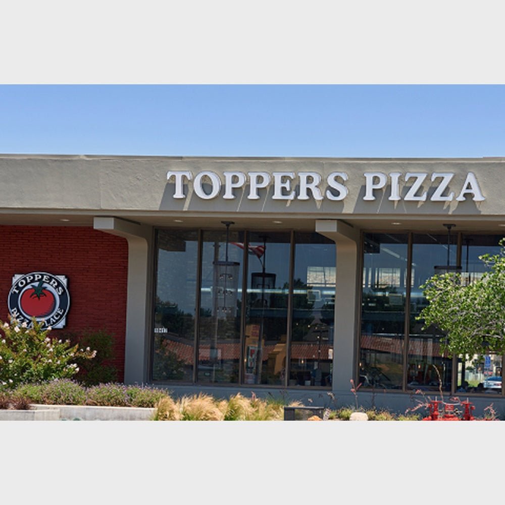 Toppers Pizza 3D Frontlit Channel Letters Led Light Sign - Shineneon
