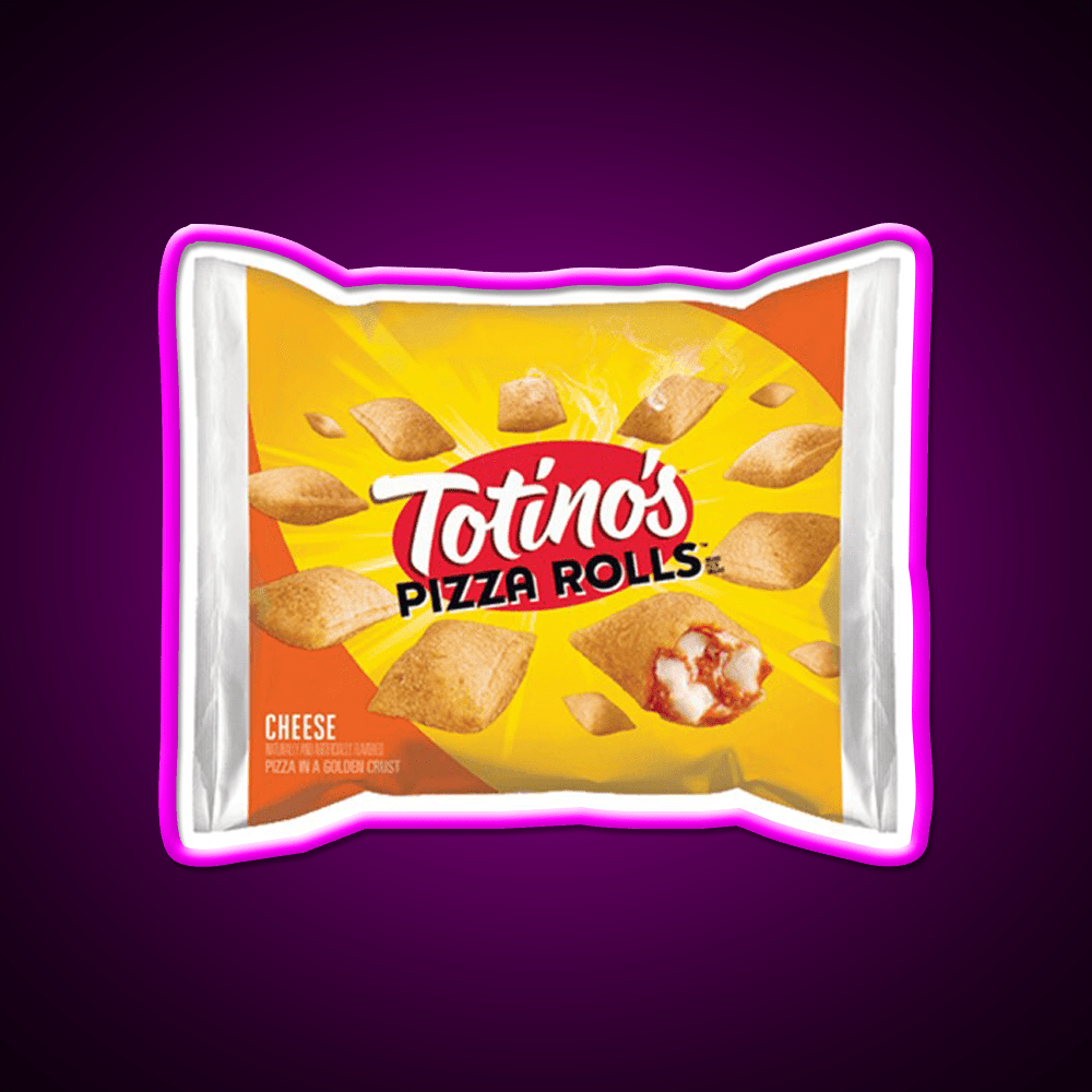 Totinos Pizza Rolls Cheese Snack Food Led Neon Sign Rgb Color - Shineneon