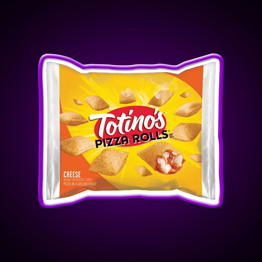 Totinos Pizza Rolls Cheese Snack Food Led Neon Sign Rgb Color - Shineneon