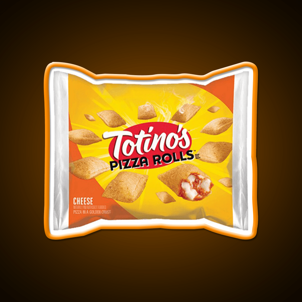 Totinos Pizza Rolls Cheese Snack Food Led Neon Sign Rgb Color - Shineneon