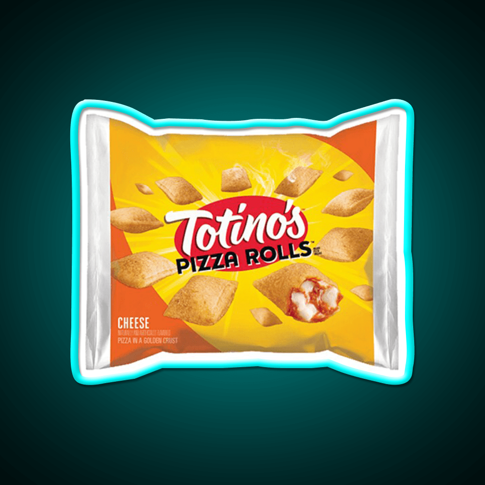 Totinos Pizza Rolls Cheese Snack Food Led Neon Sign Rgb Color - Shineneon
