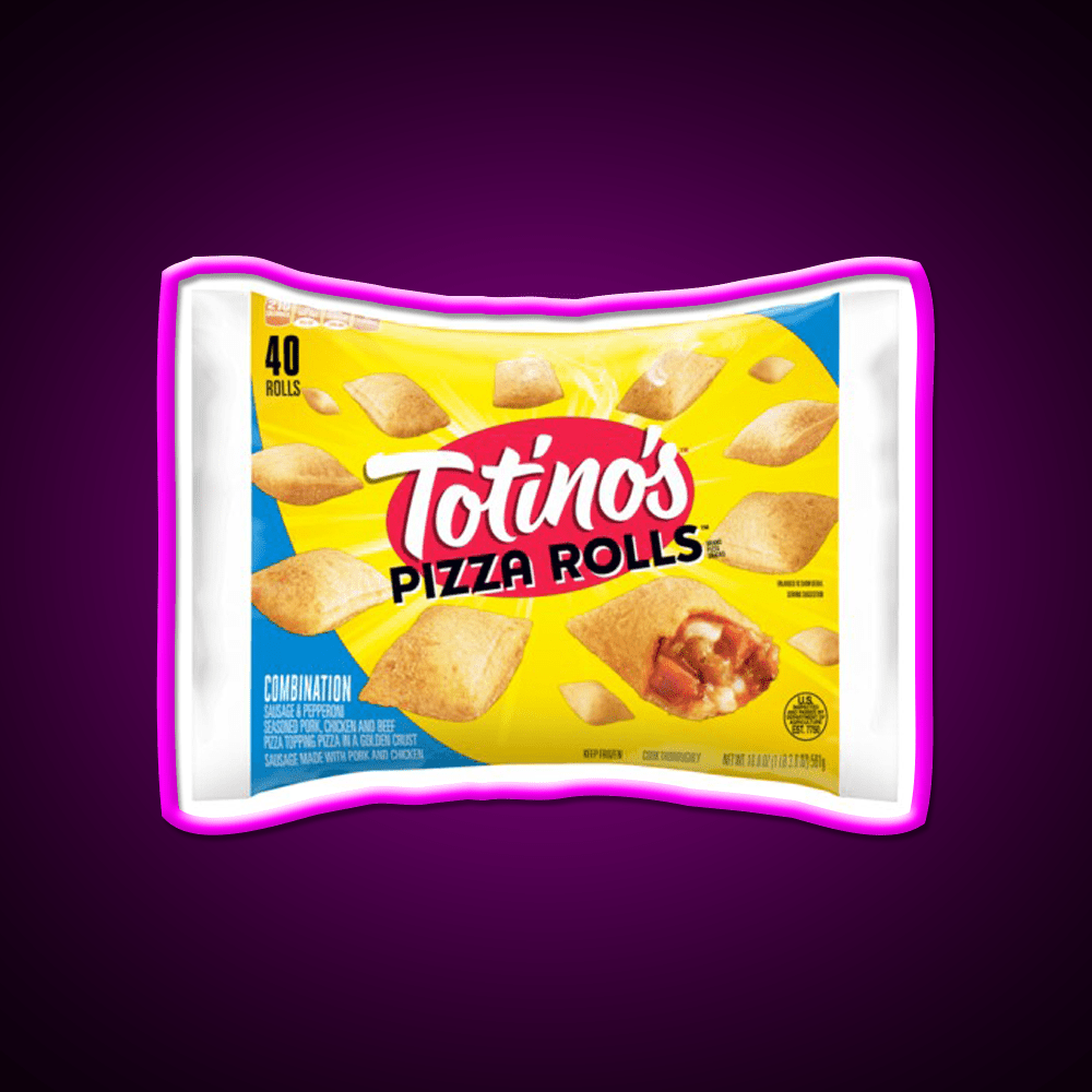 Totinos Pizza Rolls Combination Snack Food Led Neon Sign Rgb Color - Shineneon