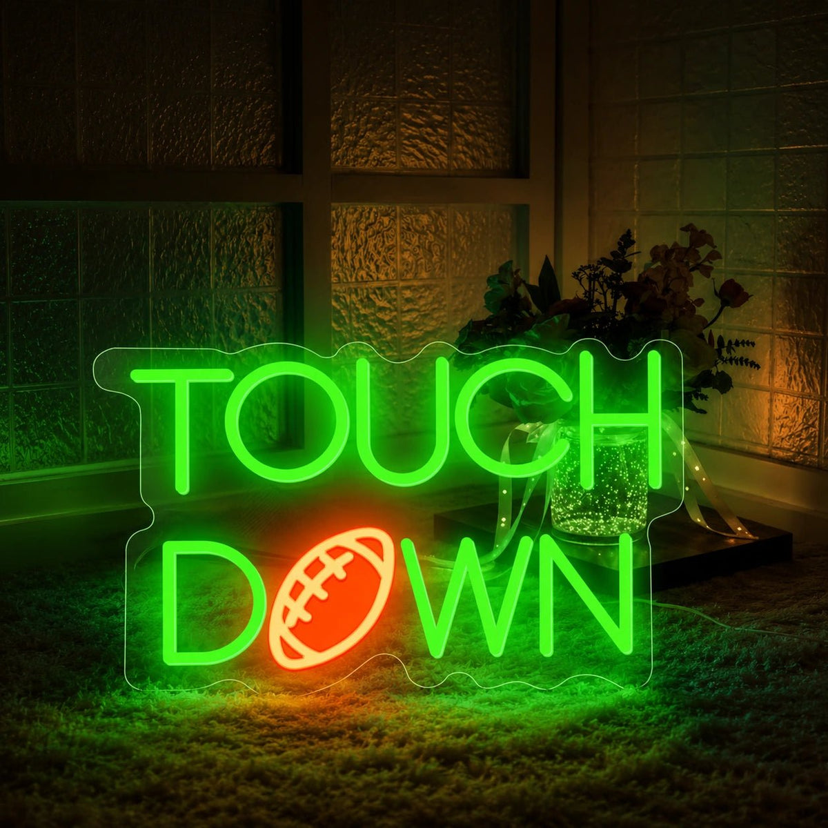 Touch Down Football LED Neon Sign - Shineneon