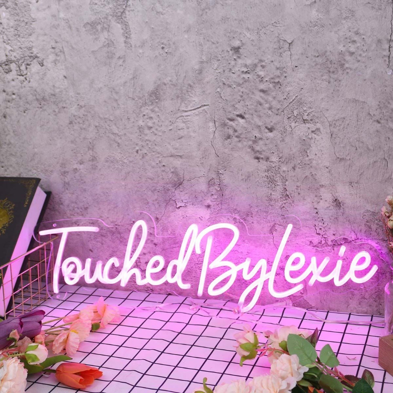 Touched By Lexie Purple Led Neon Sign - Shineneon