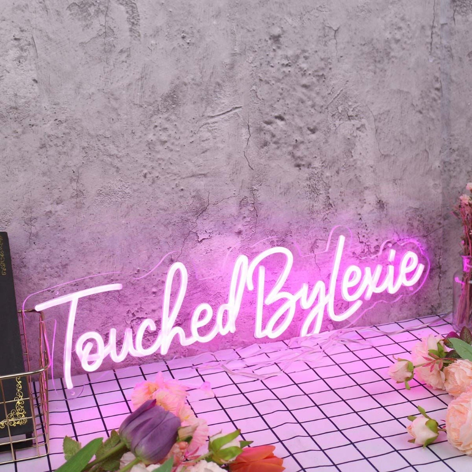 Touched By Lexie Purple Led Neon Sign - Shineneon