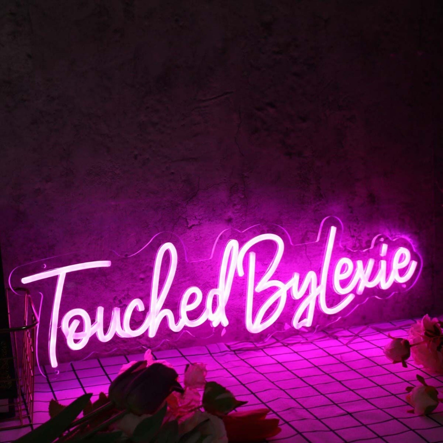 Touched By Lexie Purple Led Neon Sign - Shineneon