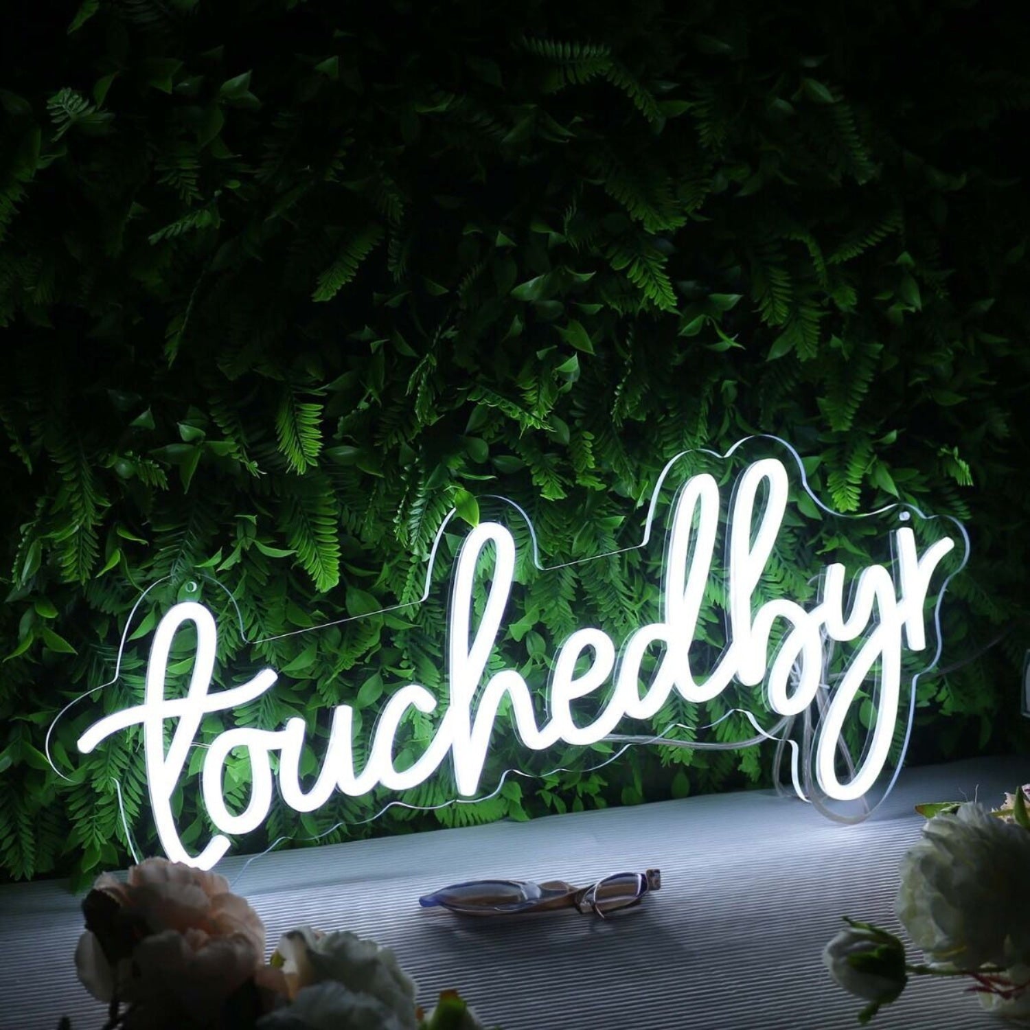 Touchedbyr White Led Neon Sign - Shineneon
