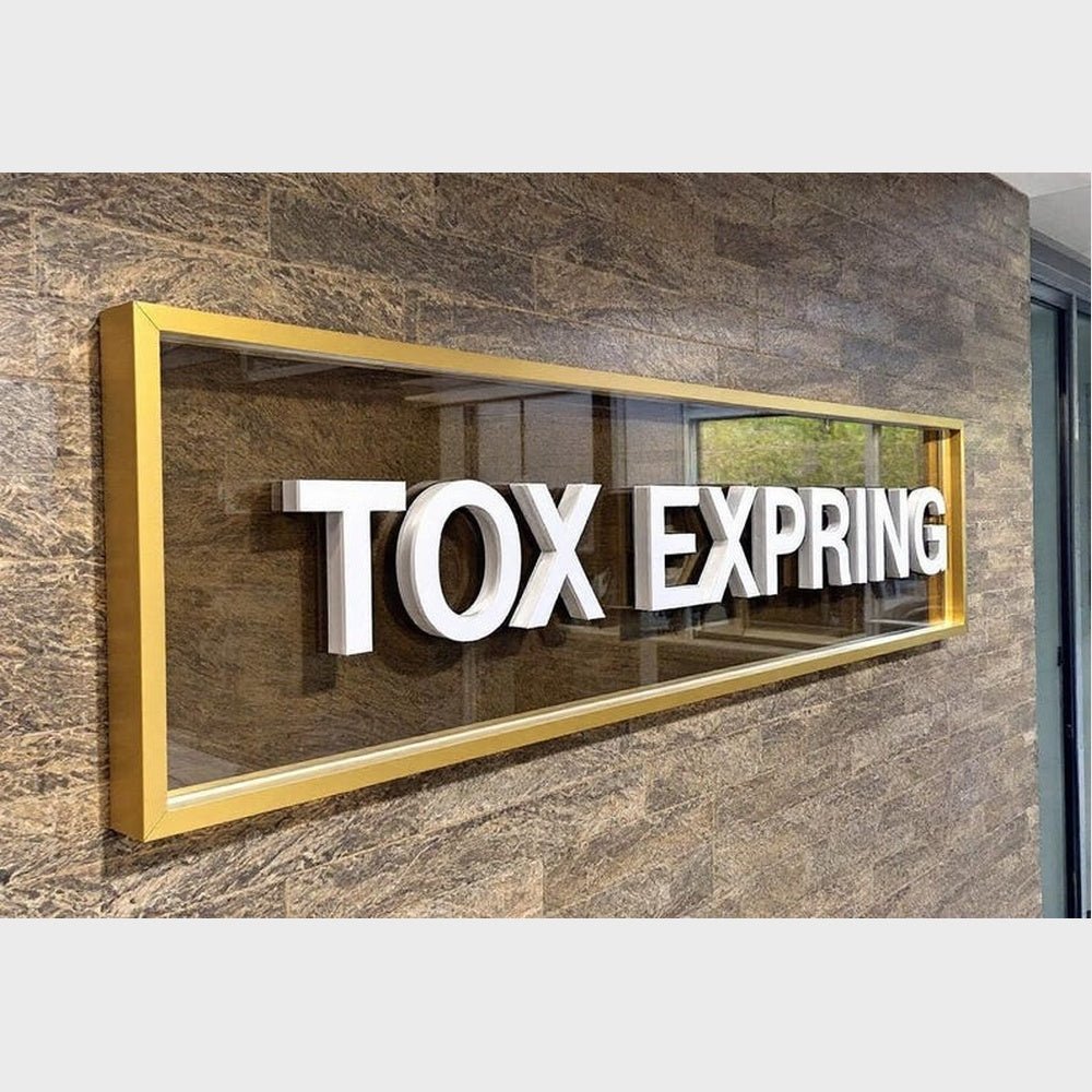 Tox Expring 3D Backlit Channel Letters Led Light Sign - Shineneon