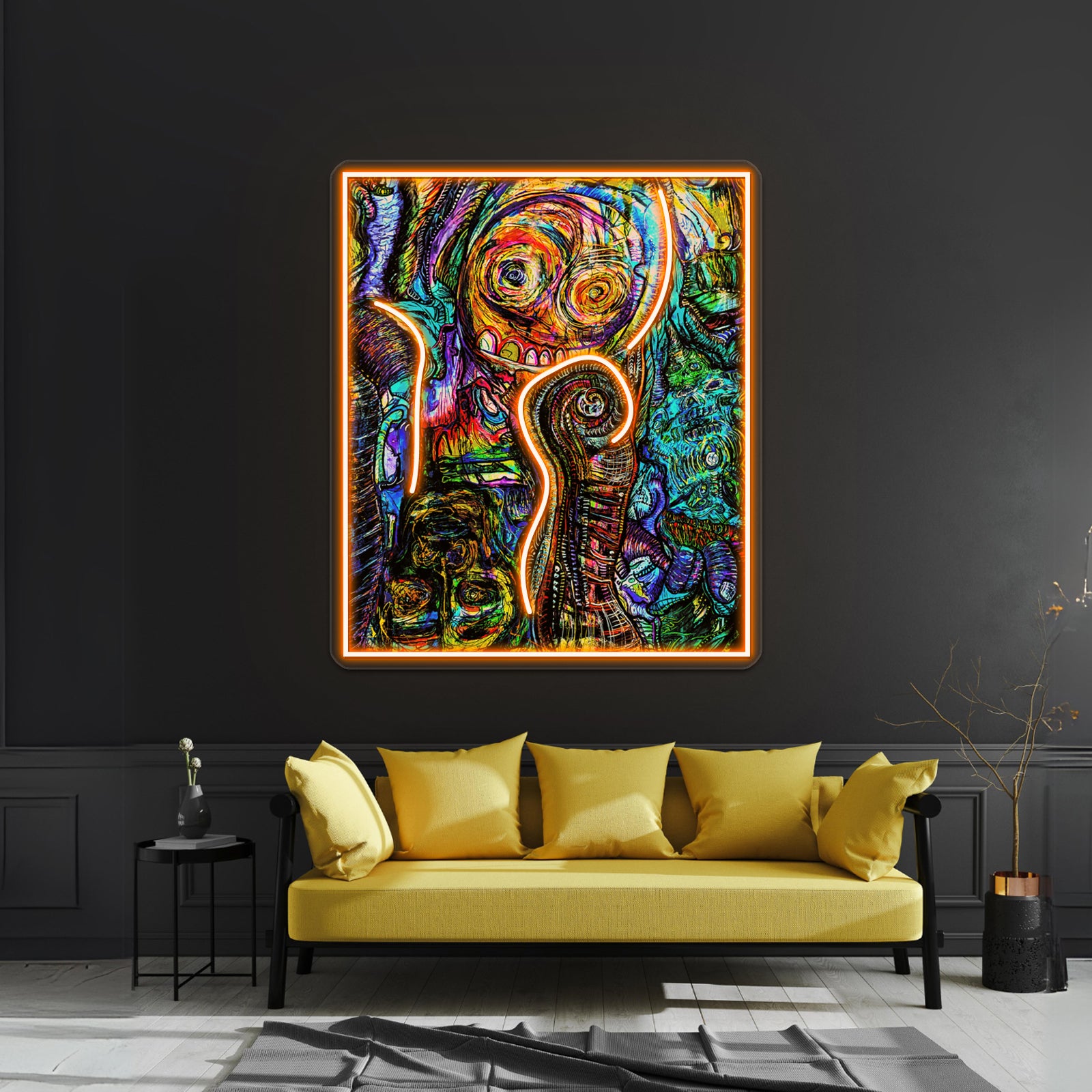 Traces Of Faces Wall Artwork Neon Signs | Shineneon