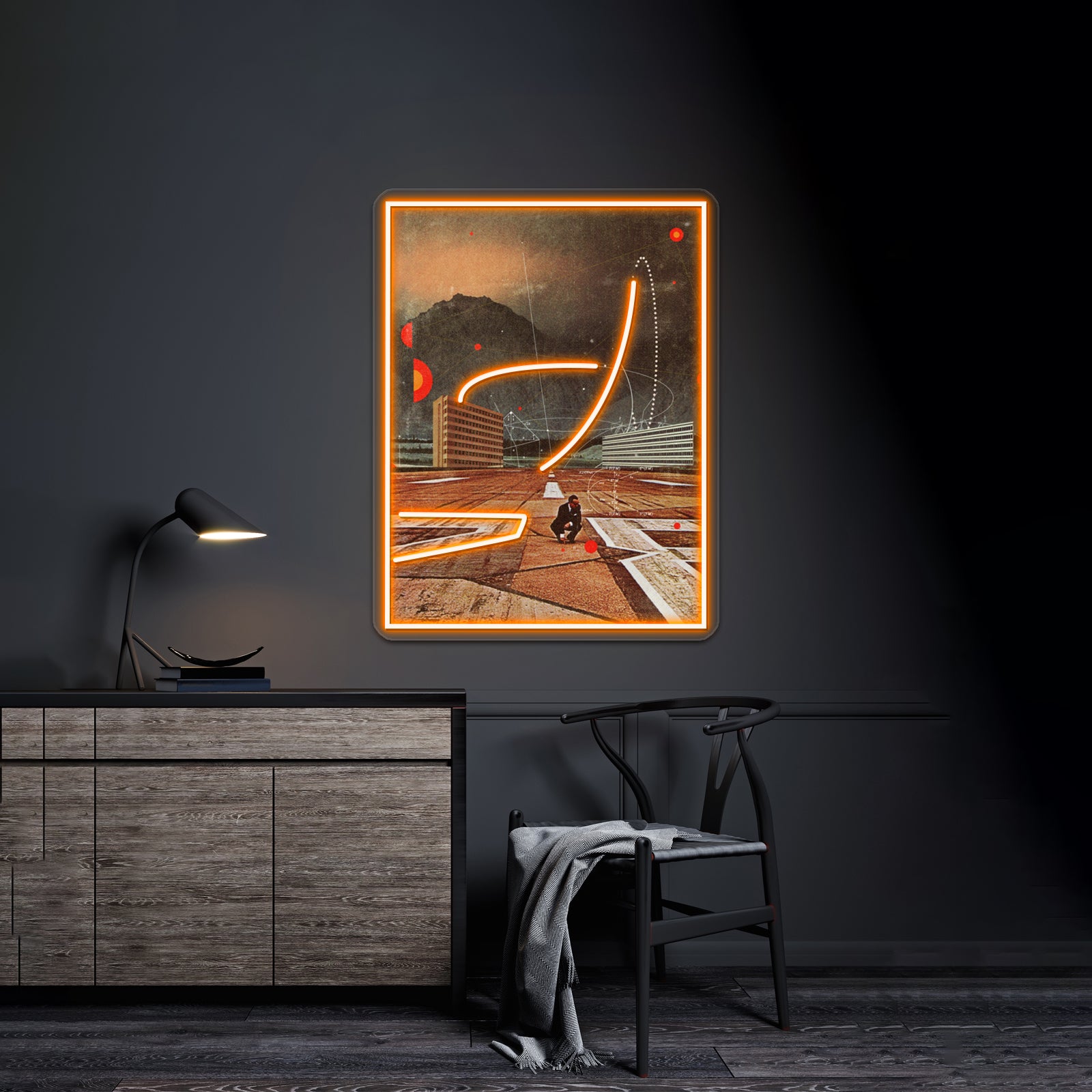 Tracing Your Steps Artwork Personalized Neon Signs | Shineneon