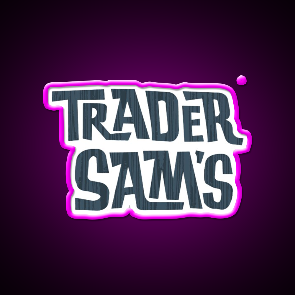 Trader Sams Cocktail Bar Decor Led Neon Sign Rgb Color - LED neon sign close-up detail