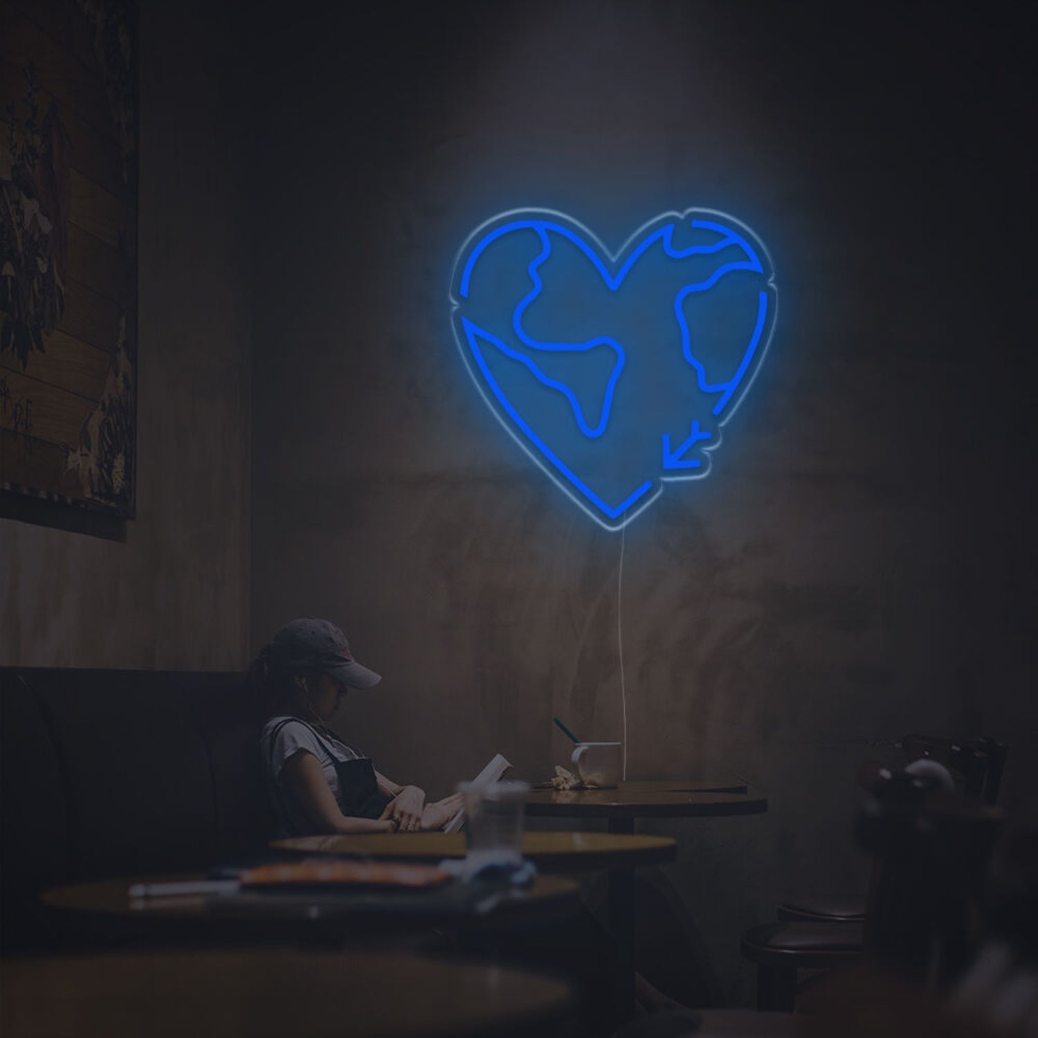 Travel Heart Led Neon Sign | Shineneon
