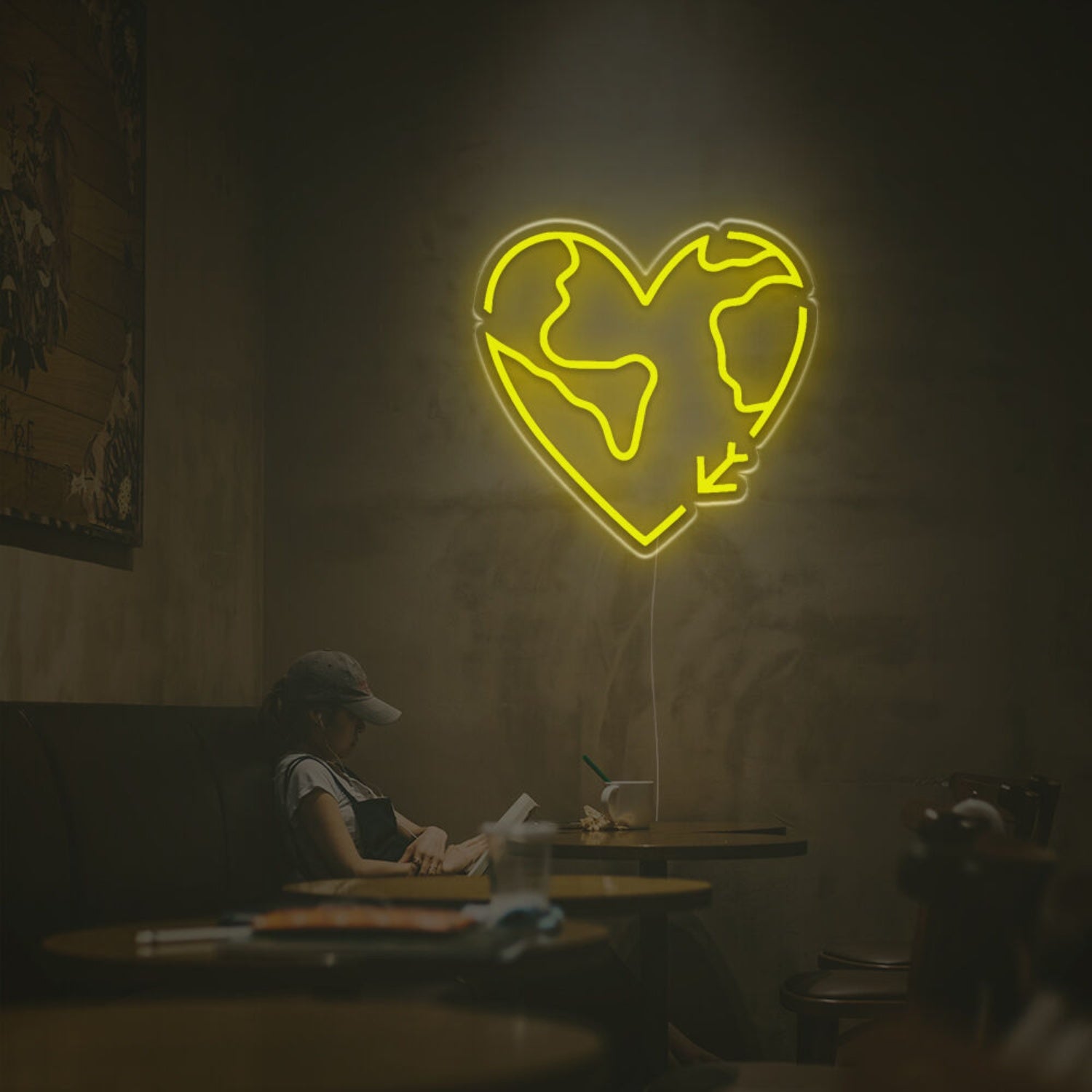 Travel Heart Led Neon Sign | Shineneon