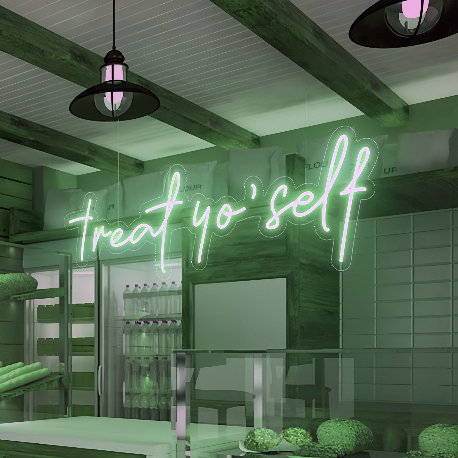 Treat Yoself Indulge In Luxurious Delights With Neon Elegance | Shineneon