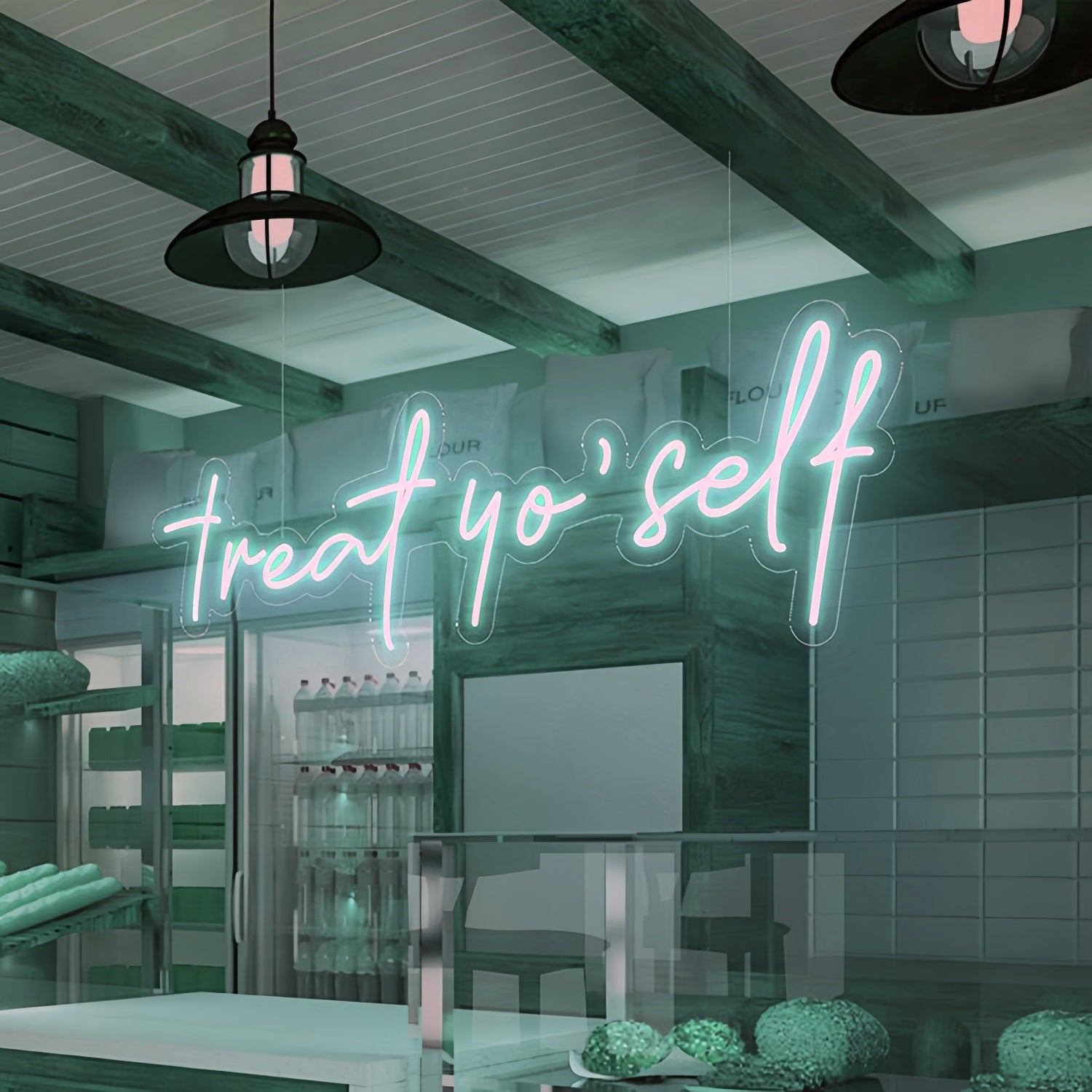 Treat Yoself Indulge In Luxurious Delights With Neon Elegance | Shineneon