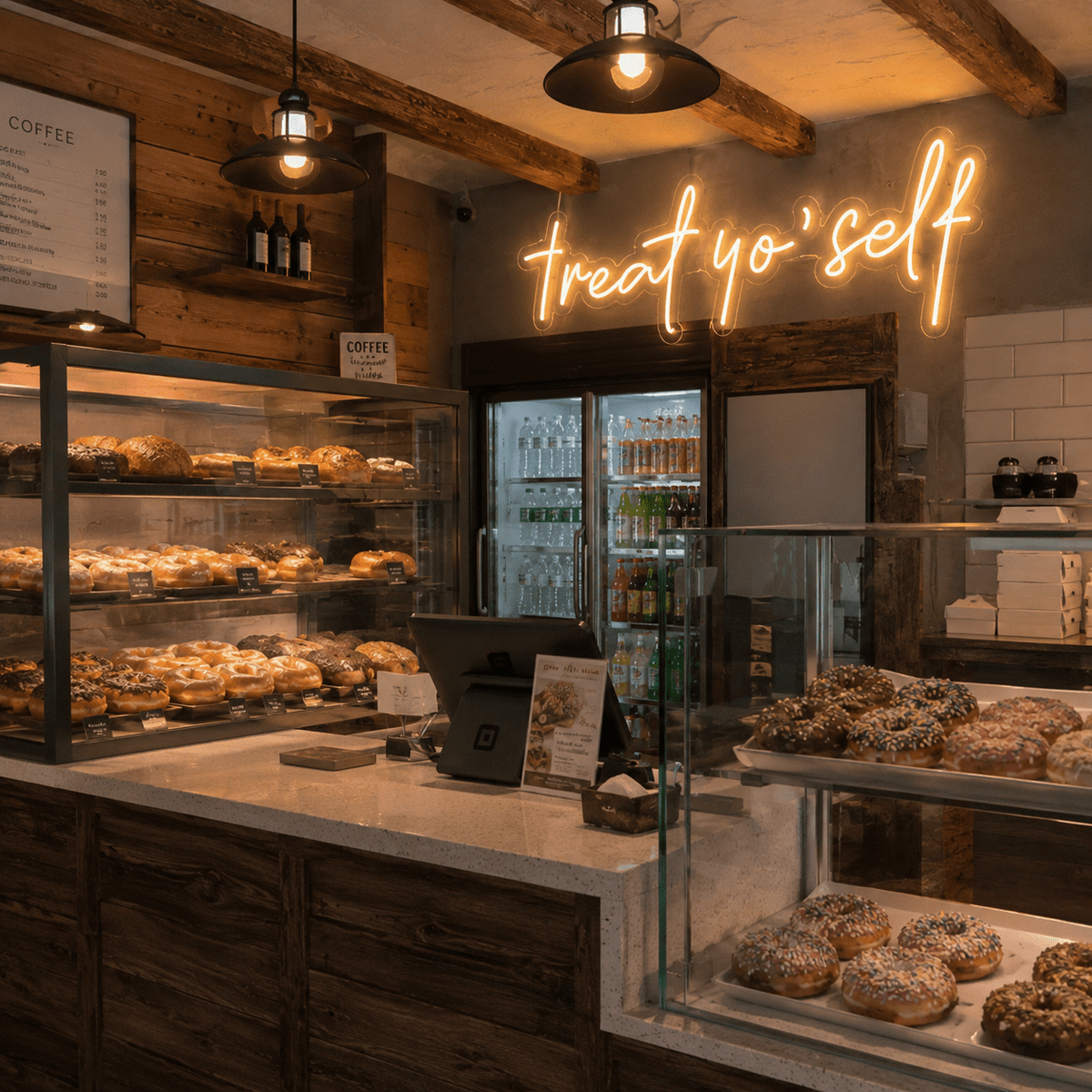 Treat Yo'self LED Neon Sign - Shineneon