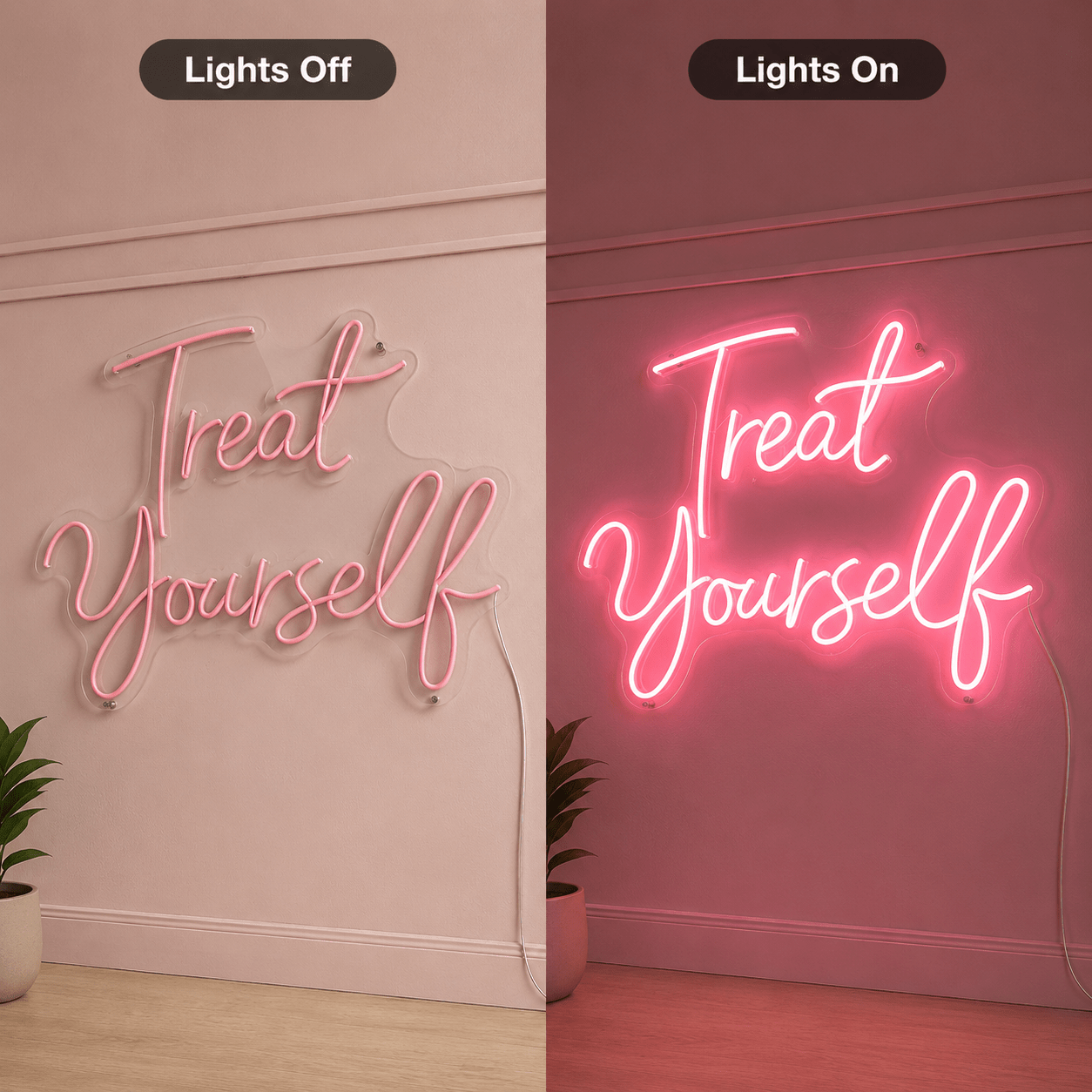 Treat Yourself LED Neon Sign Wall Neon Sign - Shineneon