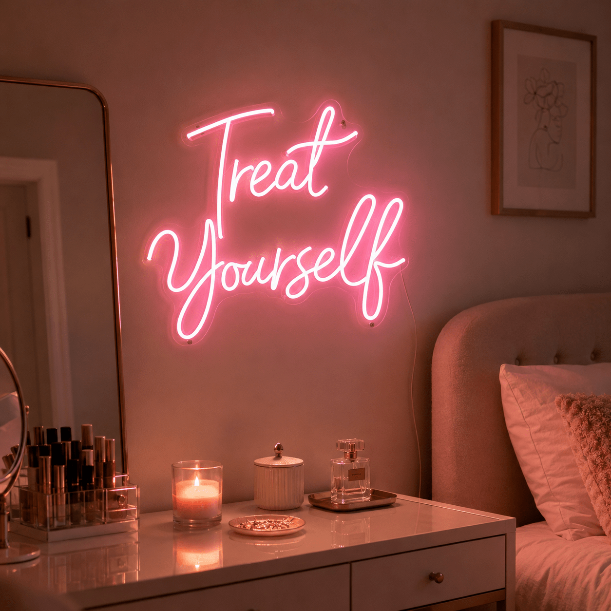 Treat Yourself LED Neon Sign Wall Neon Sign - Shineneon