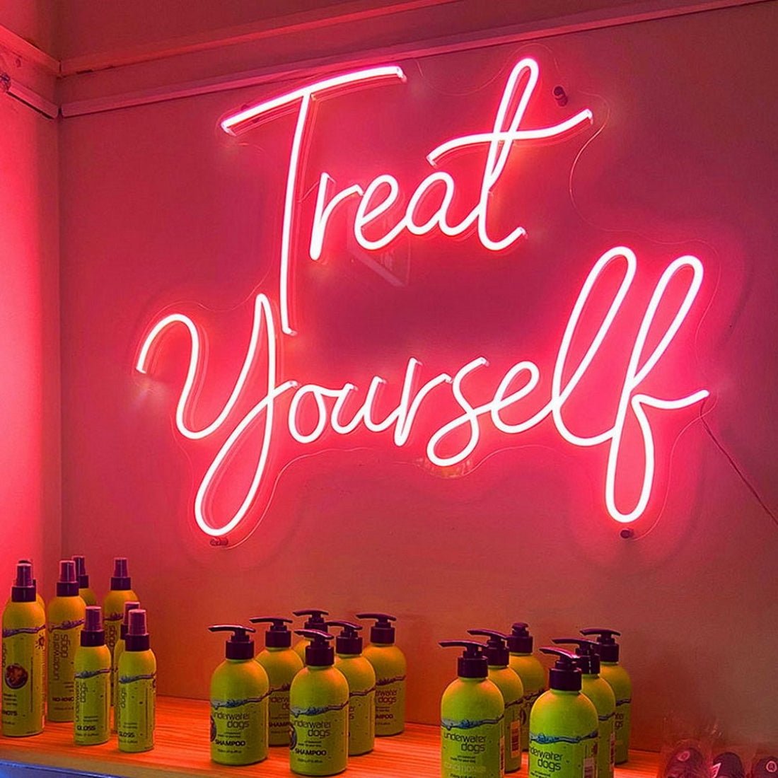 Treat Yourself Led Sign Business Neon Signs Wall Art - Shineneon