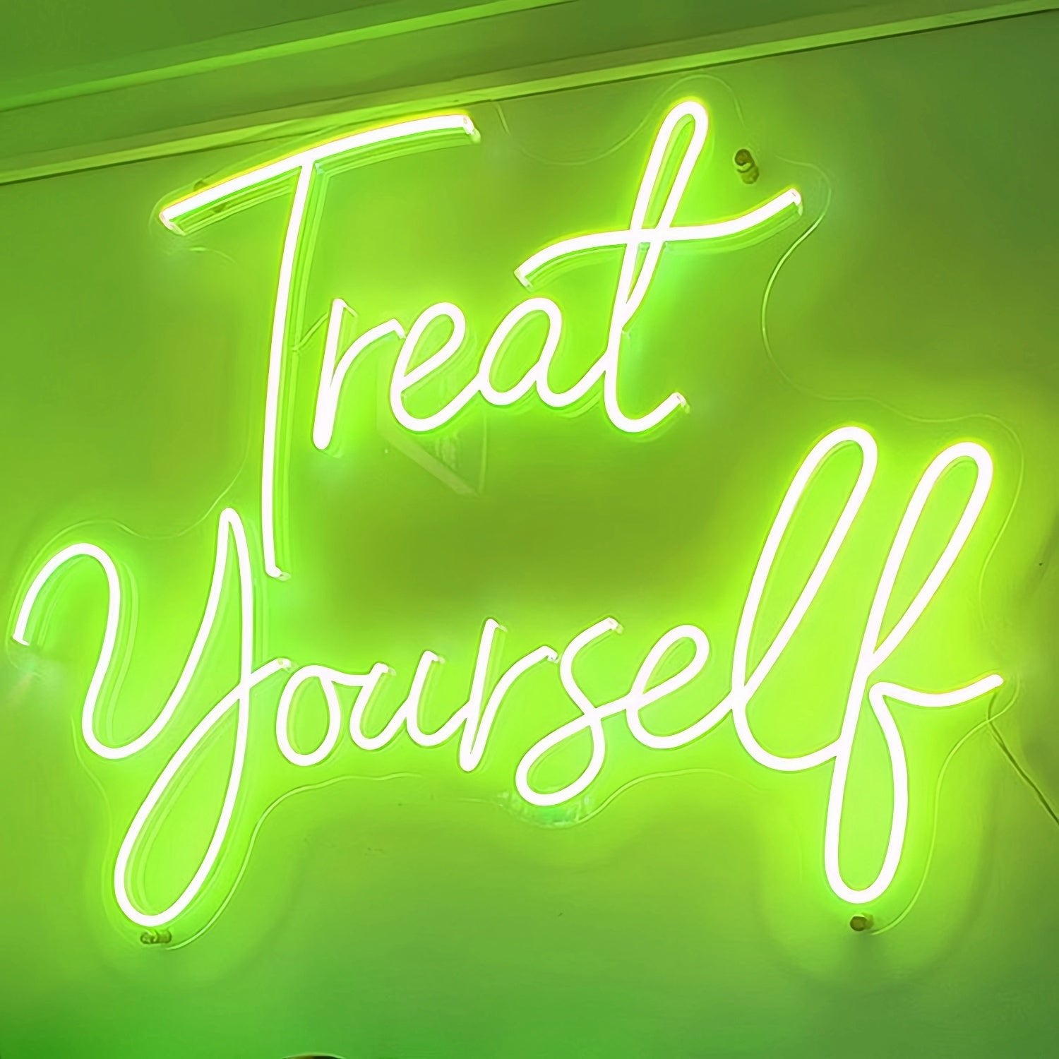 Treat Yourself Neon Glow Fself - Love And Relaxation - Shineneon
