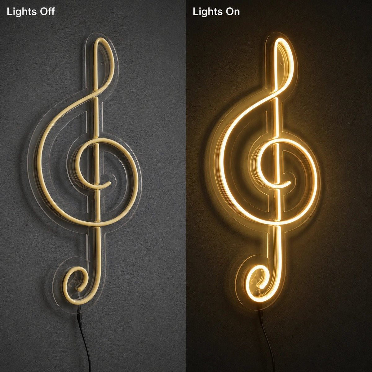 Treble Clef LED Neon Sign - Shineneon