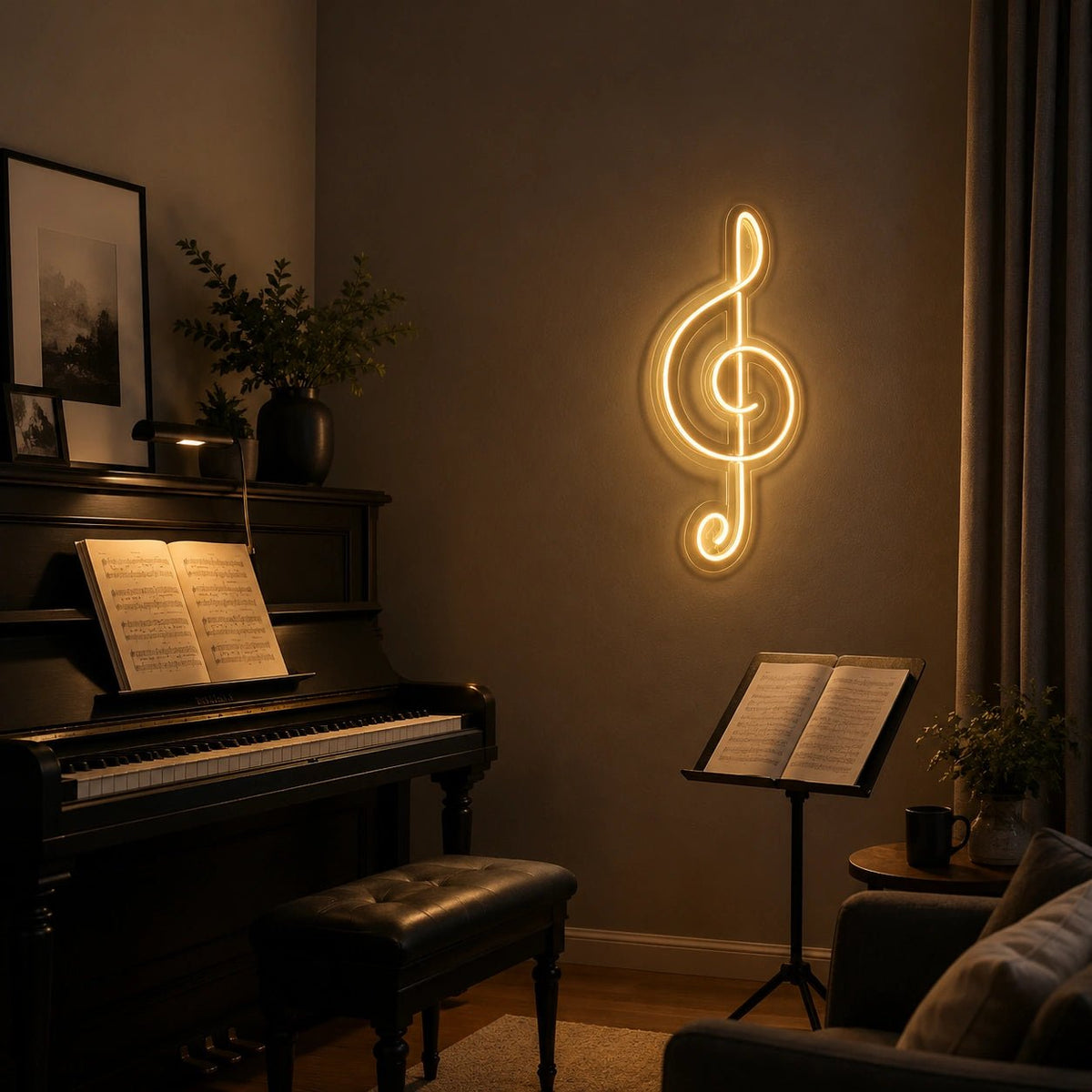 Treble Clef LED Neon Sign - Shineneon