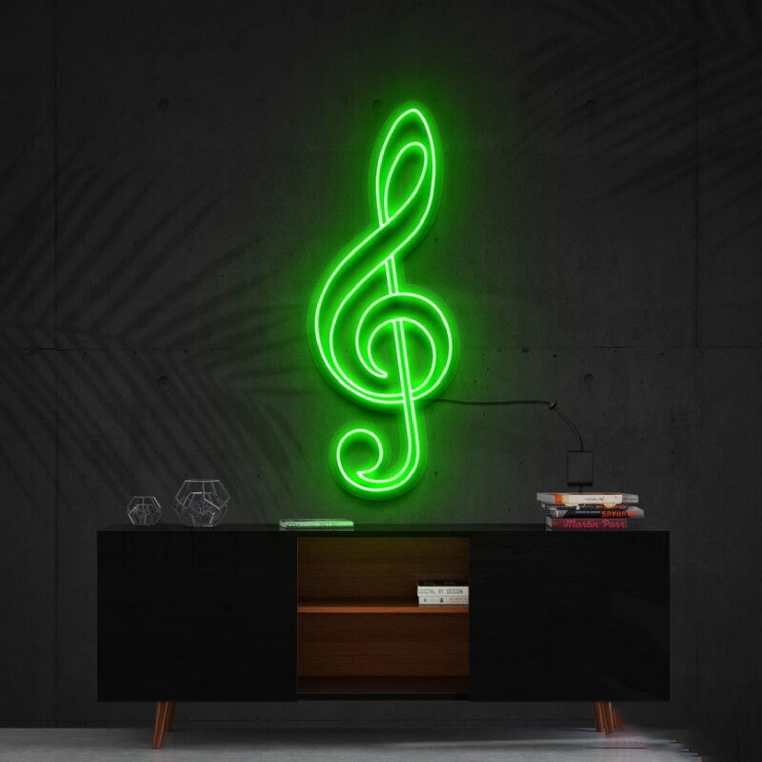 Treble Clef Led Neon Sign For Music Lovers And Studios | Shineneon
