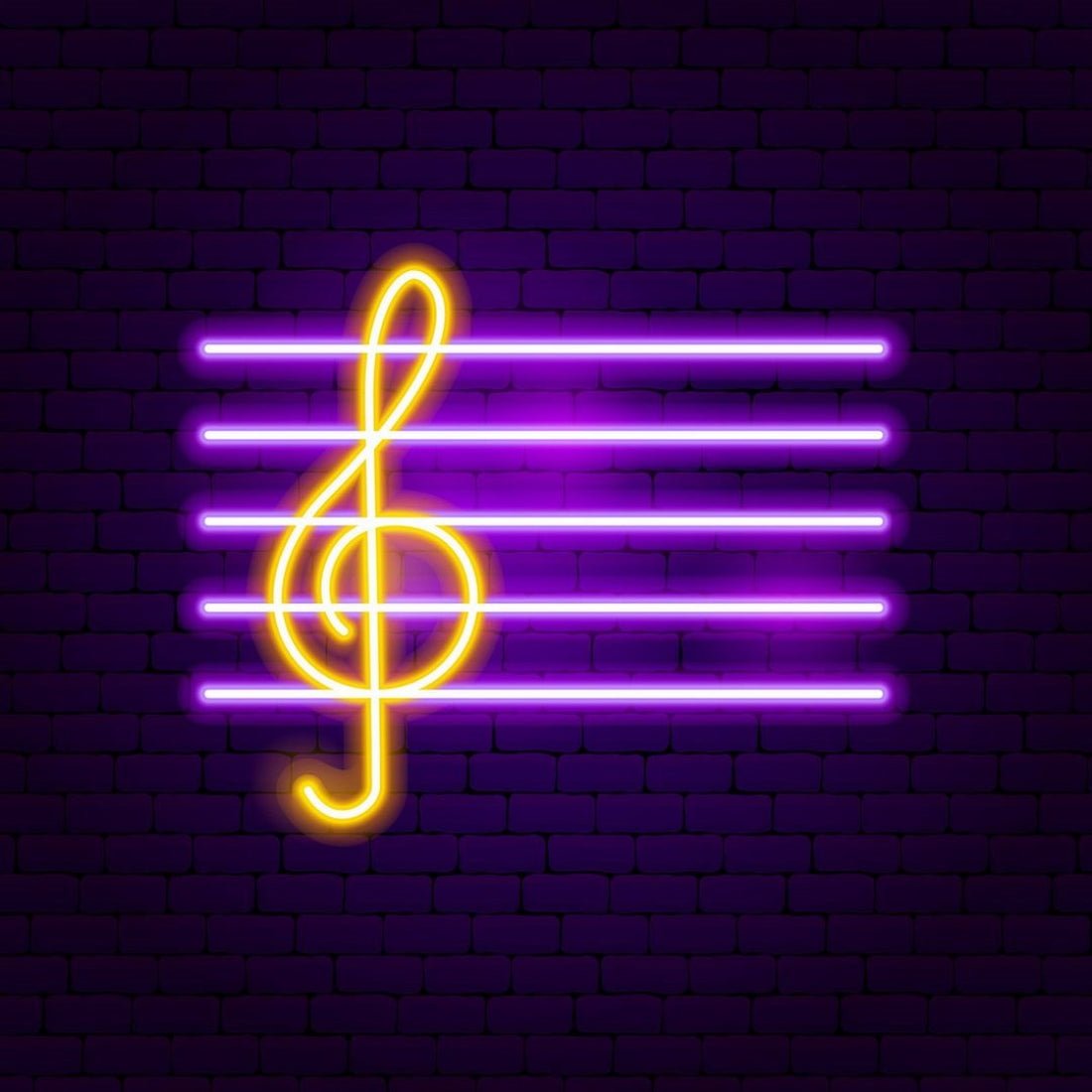 Treble Clef Music Led Sign Business Neon Sign - Shineneon