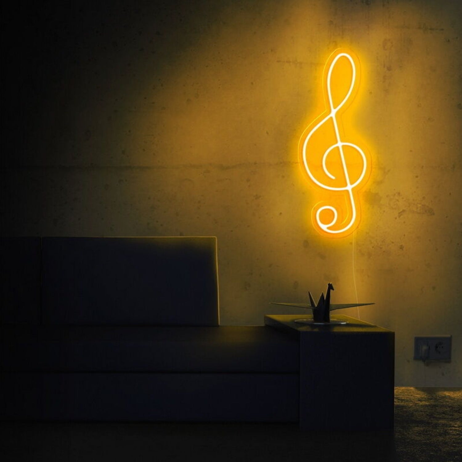 Treble Clef Musical Note Led Neon Sign Music Lovers | Shineneon
