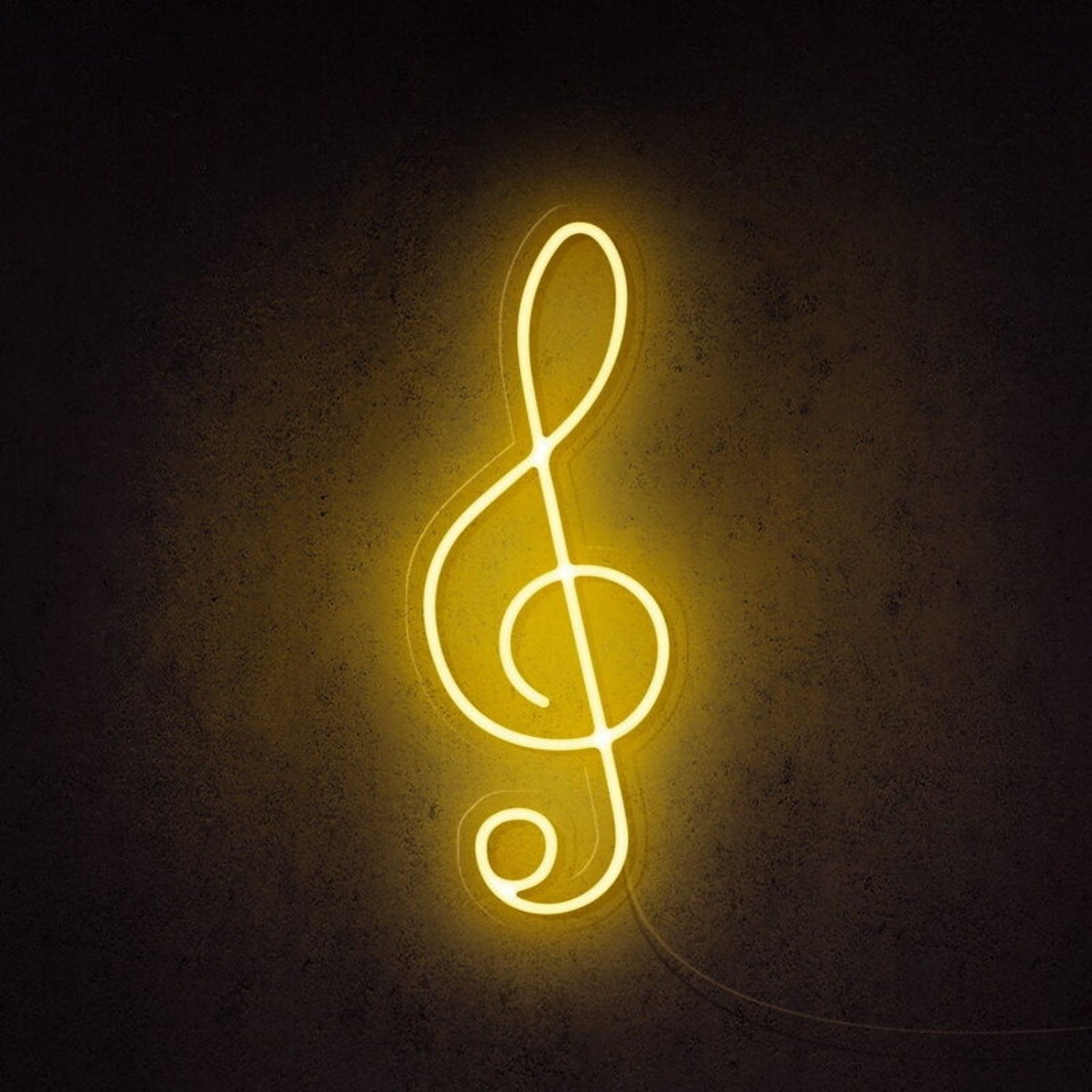 Treble Clef Musical Note Led Neon Sign Music Lovers | Shineneon