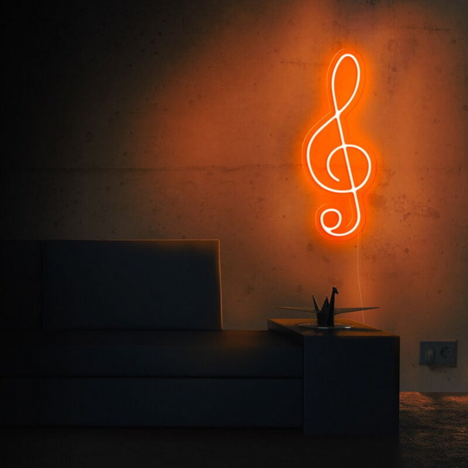 Treble Clef Musical Note Led Neon Sign Music Lovers | Shineneon
