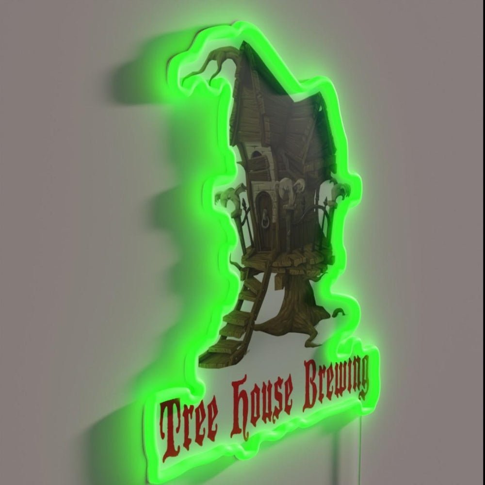 Tree House Brewing Nature Lovers Gift Nature Lovers Rgb Led Neon Sign - Shineneon
