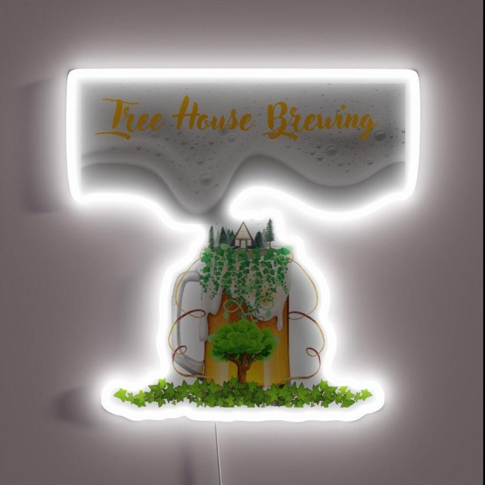 Tree House Brewing Rgb Led Neon Sign Bar Art - Shineneon