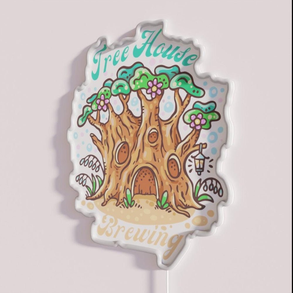 Tree House Brewing Rgb Led Neon Sign Bar Wall Decor - Shineneon