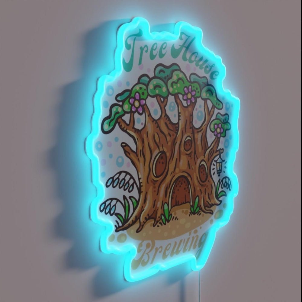 Tree House Brewing Rgb Led Neon Sign Bar Wall Decor - Shineneon